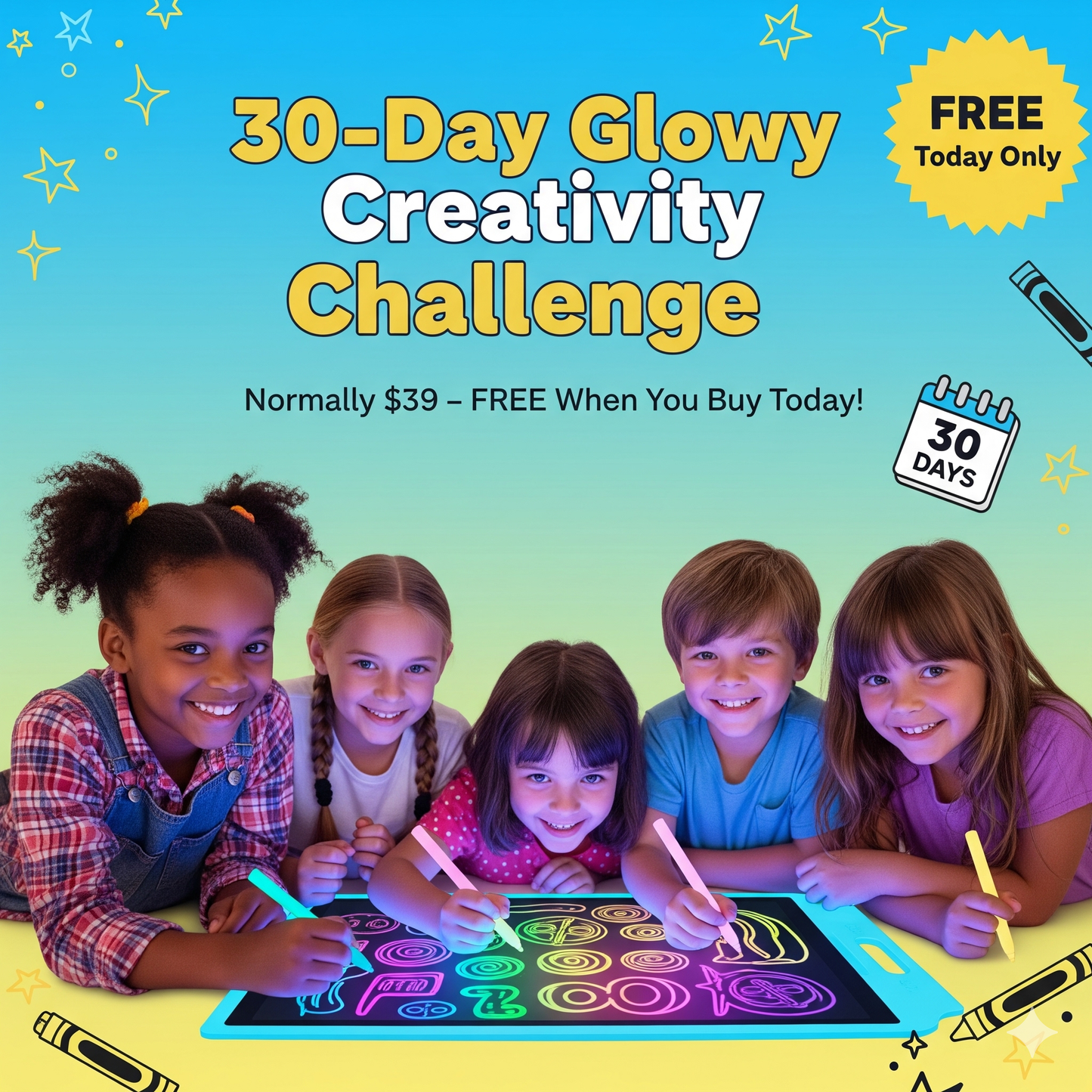 GlowBoard Pro LED Drawing Board